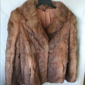 Vintage Made in Korea Rabbit fur woman’s jacket